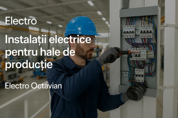 Instalații electrice pentru hale de producție – Electro Octavian